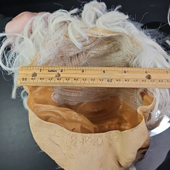 Vintage Cesar 81 Albert Einstein Mask Rubber Latex Halloween Mask One Size Adult - Picture 14 of 16